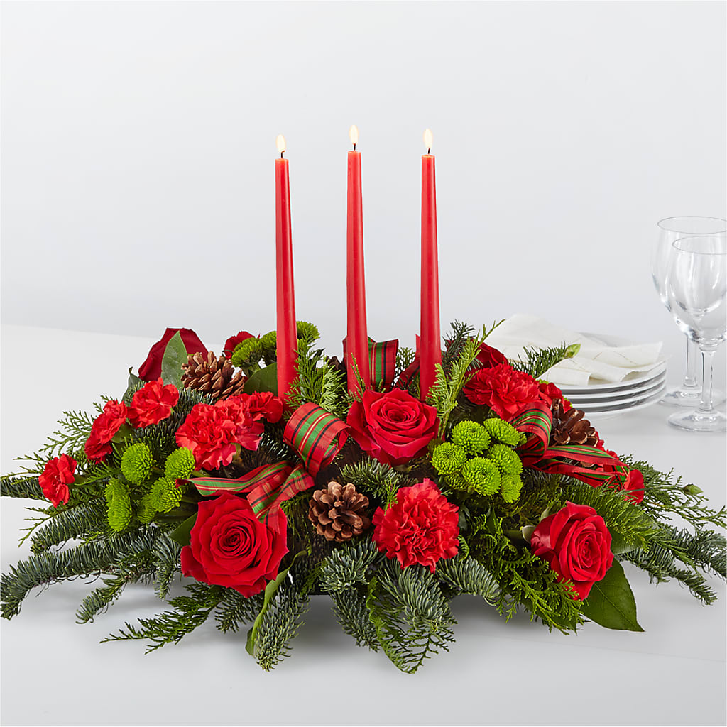 By the Candlelight Centerpiece – Hlm Floral Events, Los Angeles CA