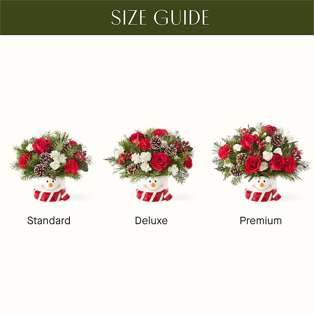 Jolly Snowman Bouquet – Hlm Floral Events, Los Angeles CA
