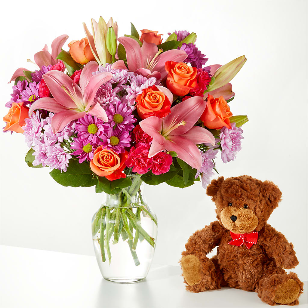One and Only Bouquet and Bear Bundle – Hlm Floral Events, Los Angeles CA