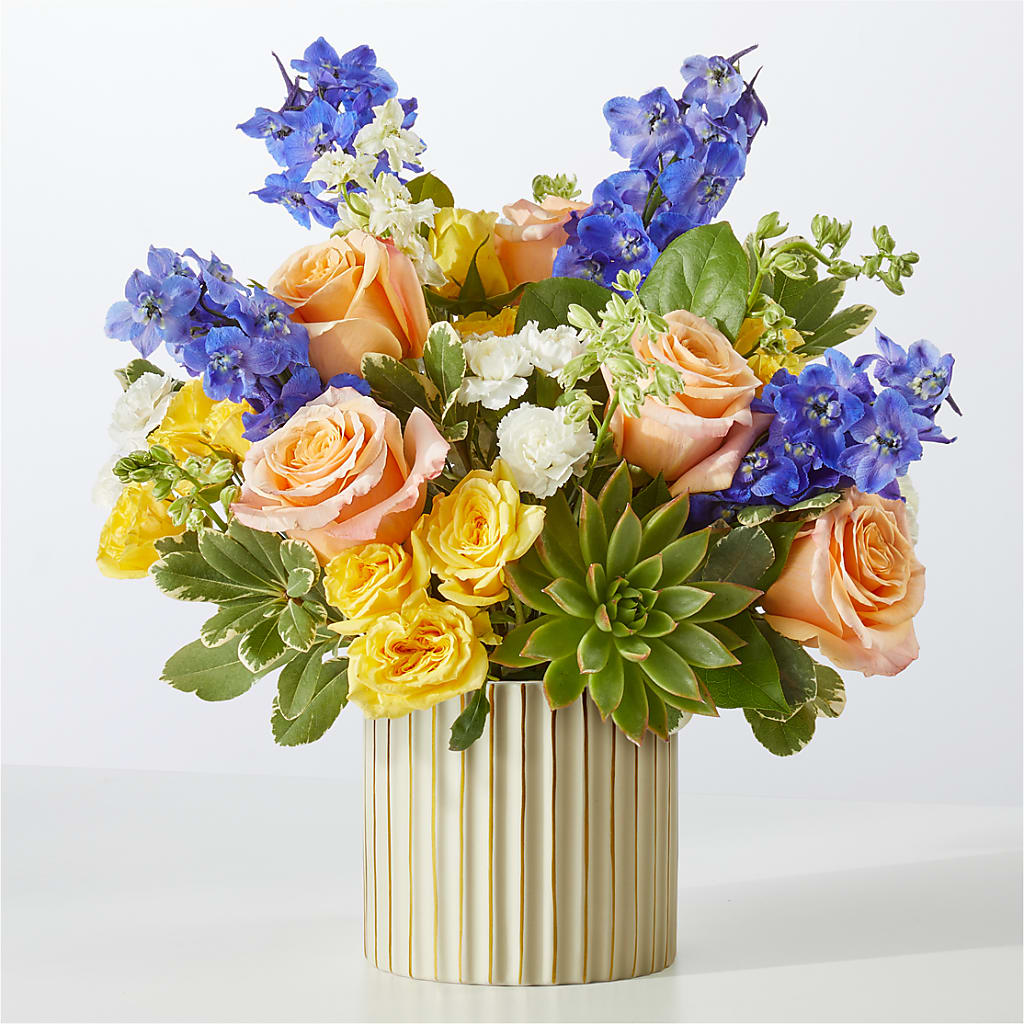 Cobalt Reverie Bouquet – Hlm Floral Events, Los Angeles CA