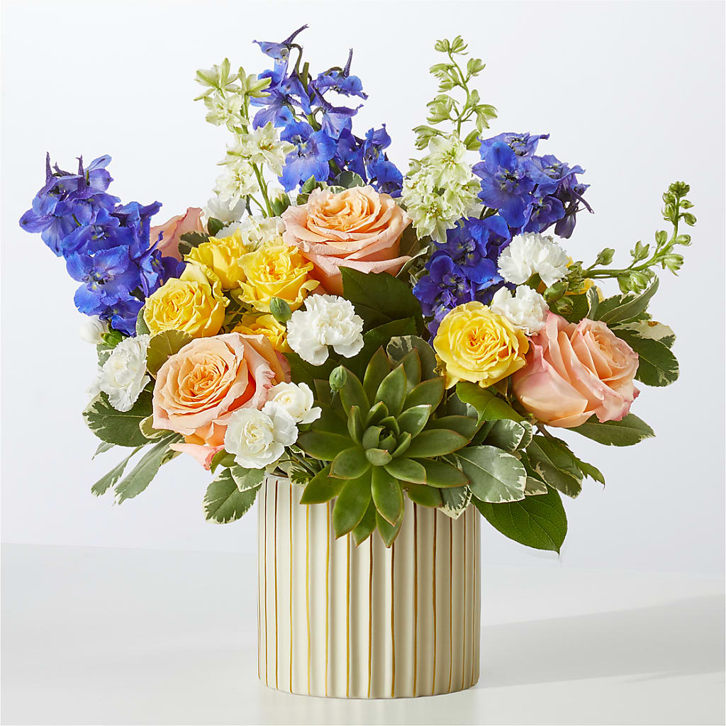 Cobalt Reverie Bouquet – Hlm Floral Events, Los Angeles CA