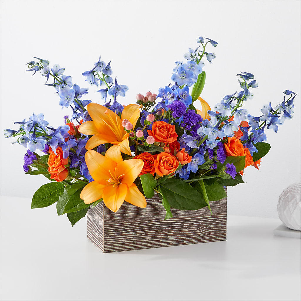 Radiant Citrus Box Bouquet – Hlm Floral Events, Los Angeles CA