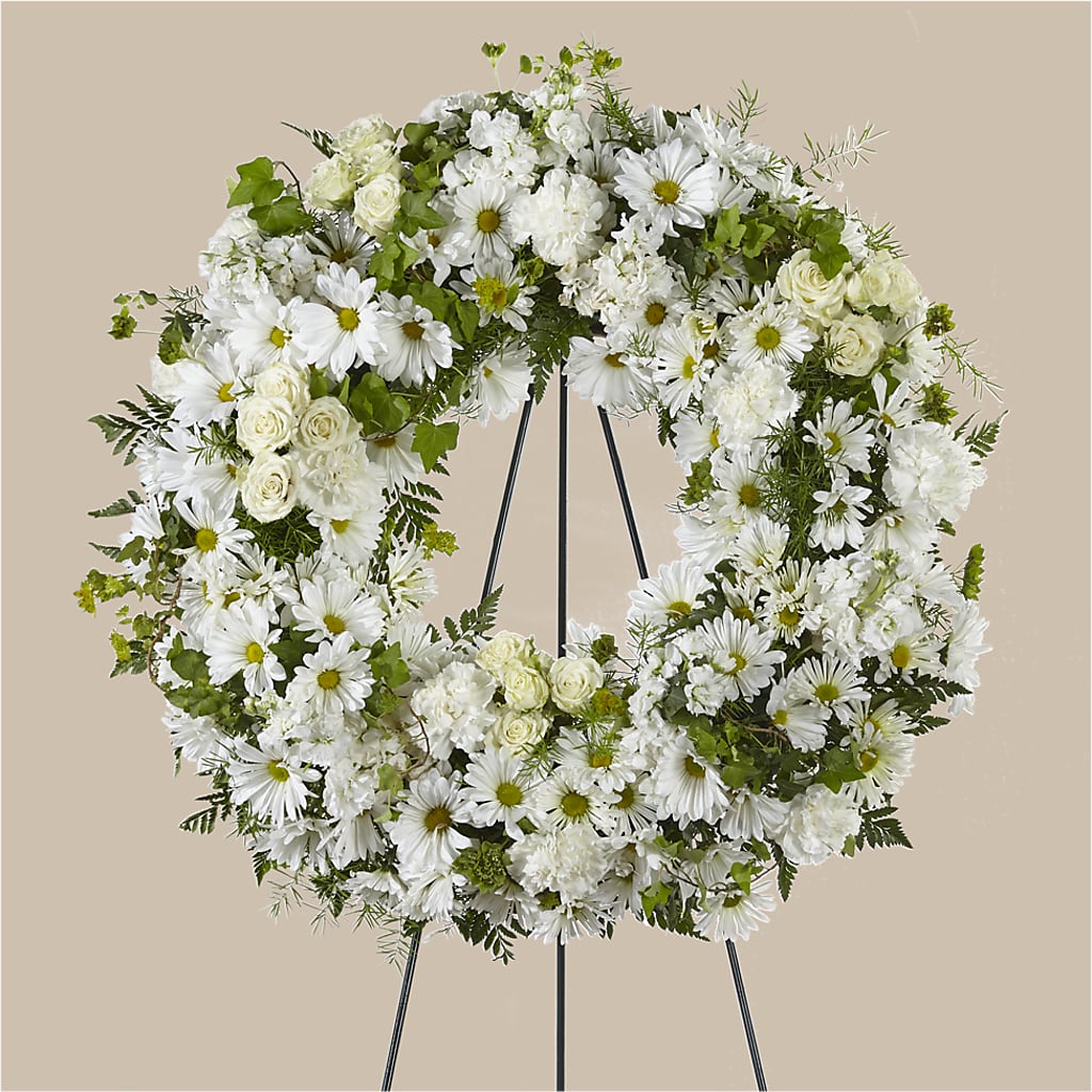 Faithful Wishes Wreath – Hlm Floral Events, Los Angeles CA