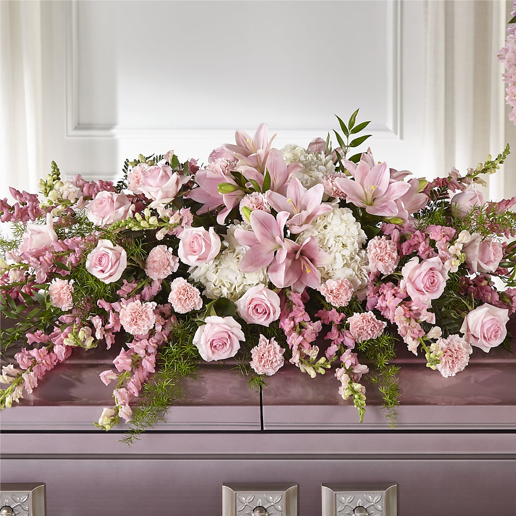 Life & Remembrance Casket Spray – Hlm Floral Events, Los Angeles CA