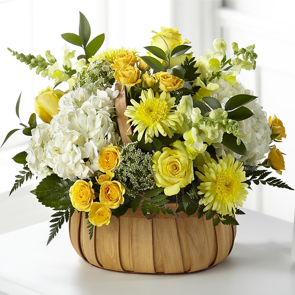 Rustic Remembrance Basket – Hlm Floral Events, Los Angeles CA