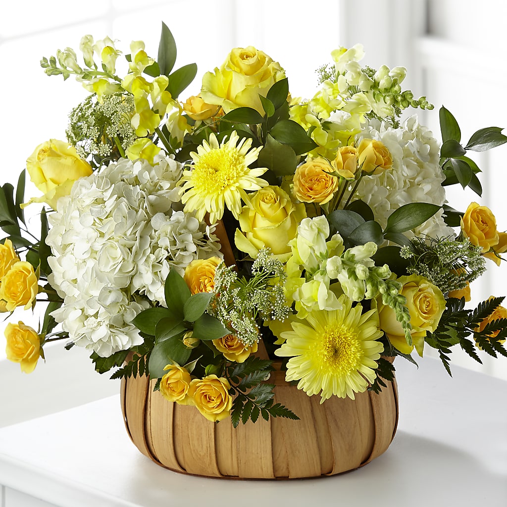Rustic Remembrance Basket – Hlm Floral Events, Los Angeles CA