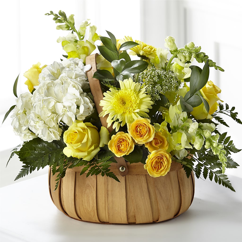 Rustic Remembrance Basket – Hlm Floral Events, Los Angeles CA