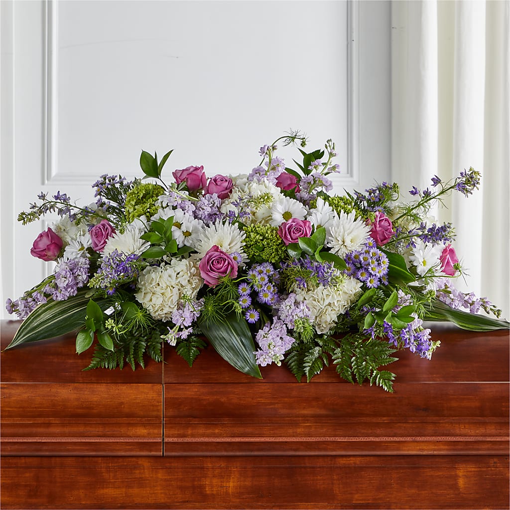 Meadows of Serenity Casket Spray – Hlm Floral Events, Los Angeles CA
