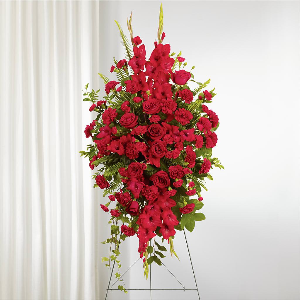 From the Heart Standing Spray – Hlm Floral Events, Los Angeles CA