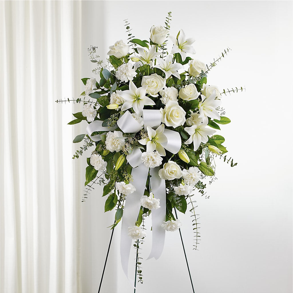 With Care Standing Spray – Hlm Floral Events, Los Angeles CA