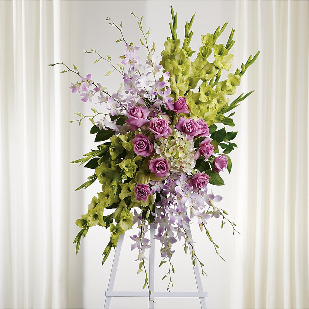Lasting Legacy Standing Spray – Hlm Floral Events, Los Angeles CA