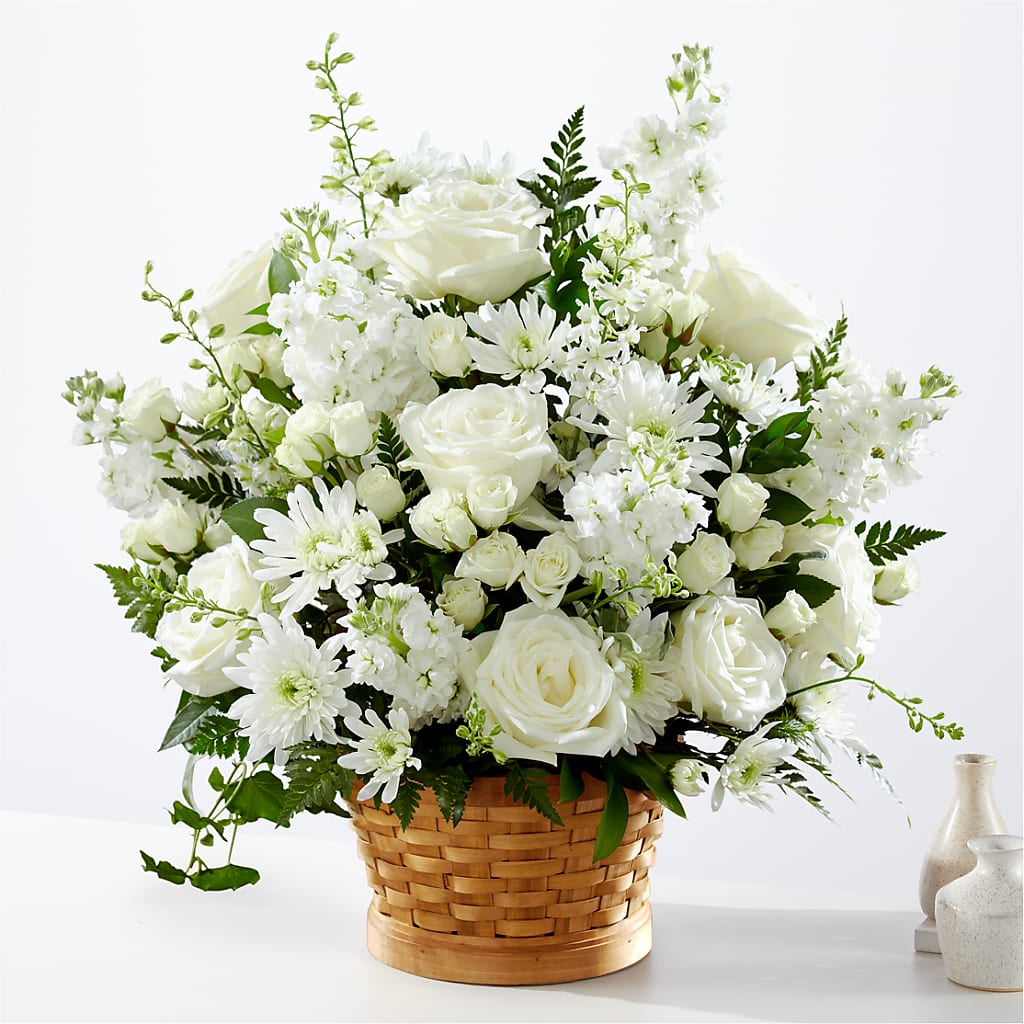 Heartfelt Condolences Arrangement – Hlm Floral Events, Los Angeles CA