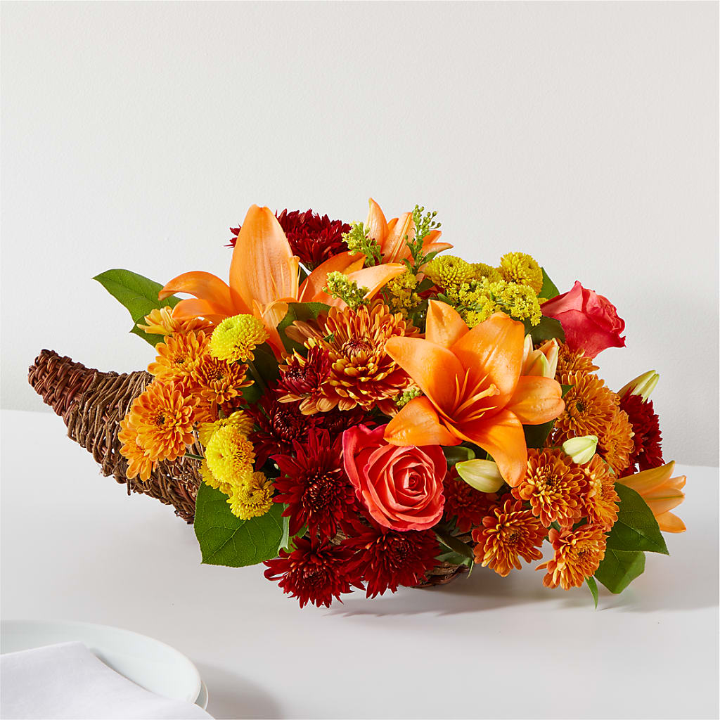 Bouquet of Blessings Cornucopia – Hlm Floral Events, Los Angeles CA