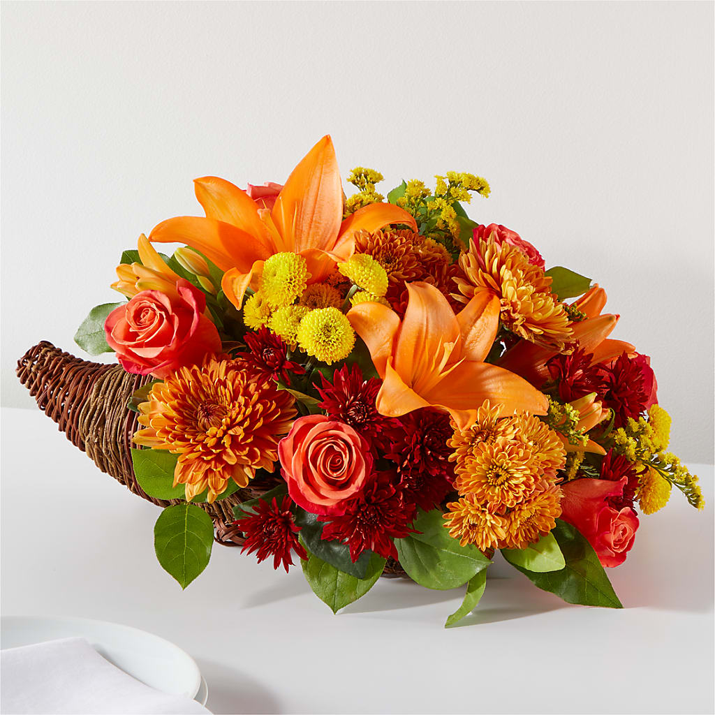 Bouquet of Blessings Cornucopia – Hlm Floral Events, Los Angeles CA