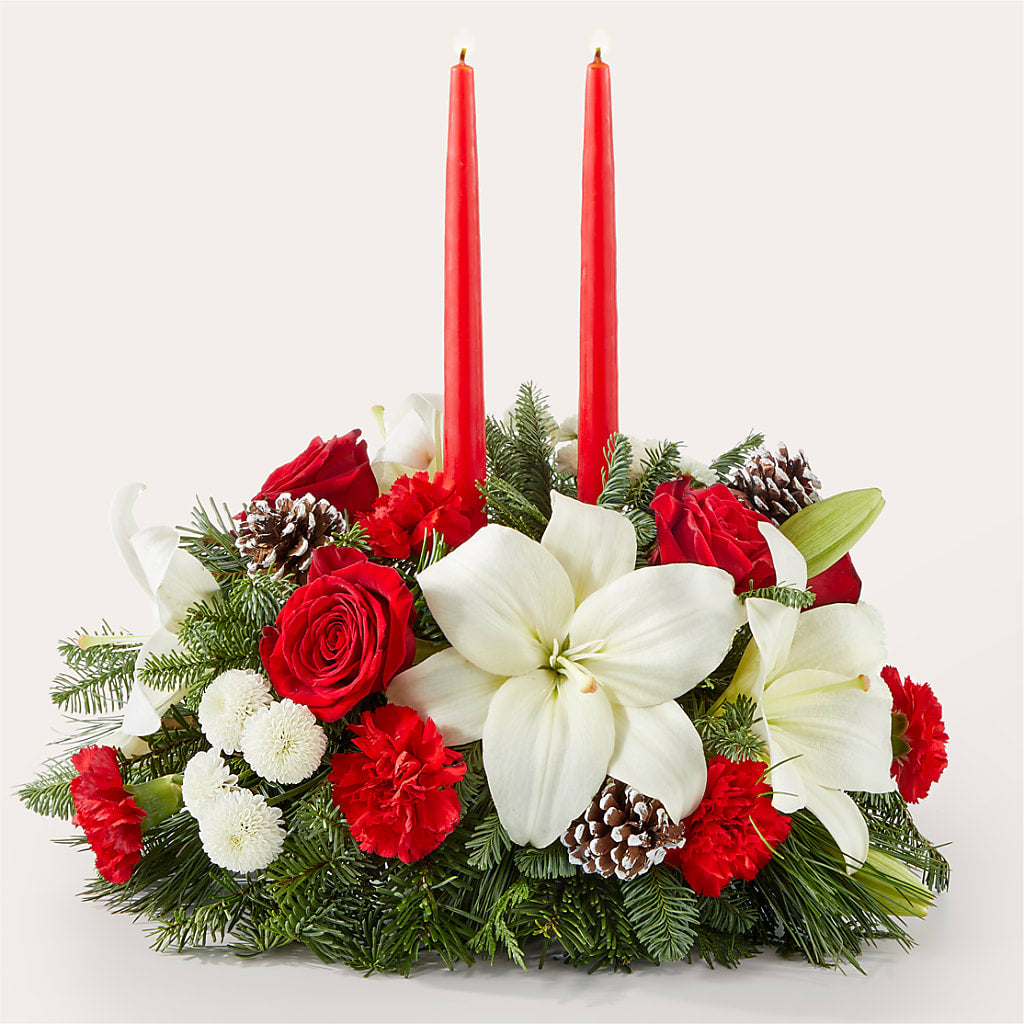 Seasonal Festivities Centerpiece – Hlm Floral Events, Los Angeles CA