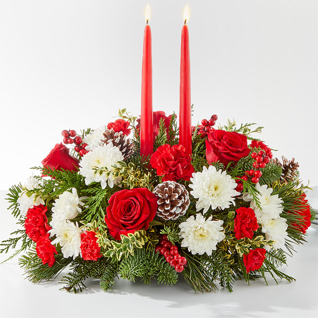 Holiday Soiree Centerpiece – Hlm Floral Events, Los Angeles CA
