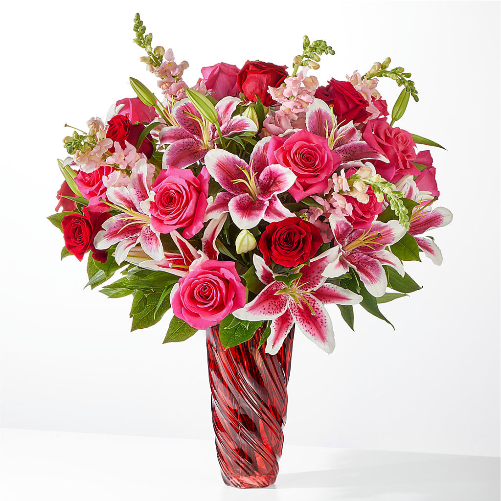 Always You Bouquet with Luxe Swirl Vase – Hlm Floral Events, Los Angeles CA