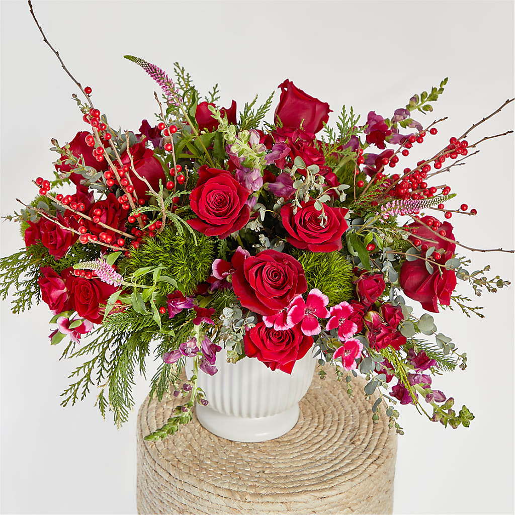 Big Red Bow Bouquet –  Hlm Floral Events, Los Angeles CA