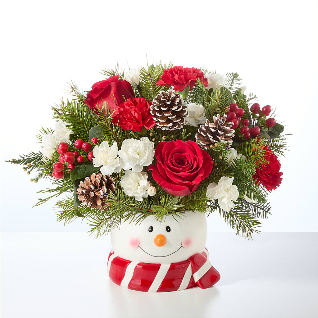 Jolly Snowman Bouquet –  Hlm Floral Events, Los Angeles CA
