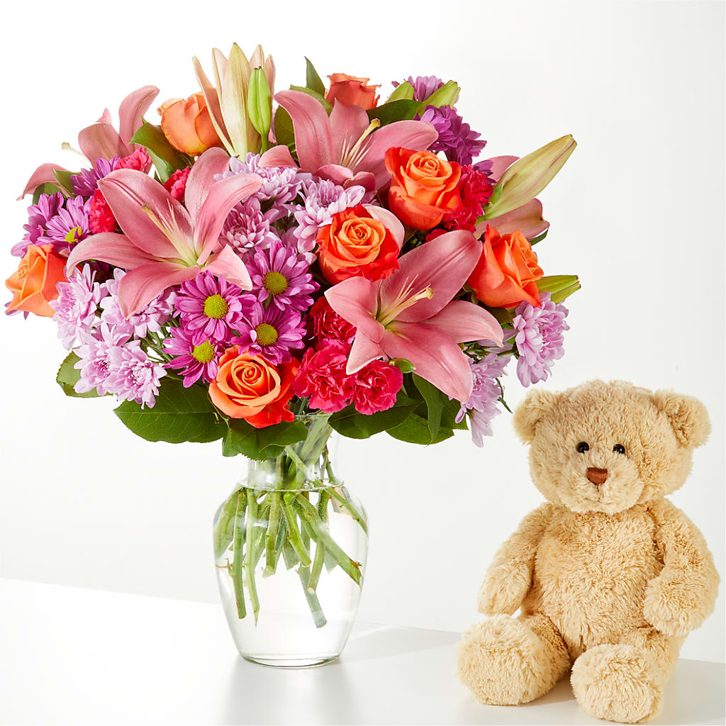 One and Only Bouquet and Bear Bundle –  Hlm Floral Events, Los Angeles CA