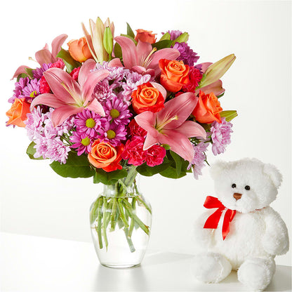 One and Only Bouquet and Bear Bundle –  Hlm Floral Events, Los Angeles CA