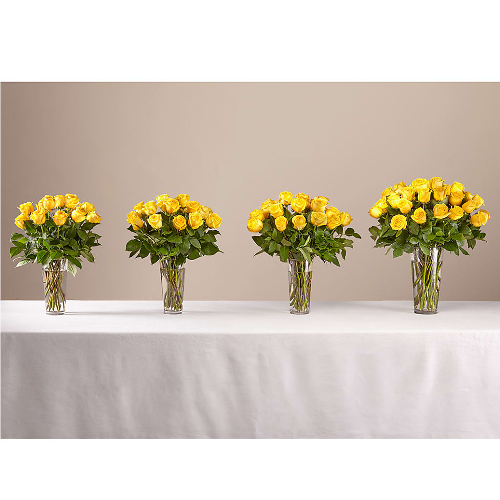 Long Stem Yellow Rose Bouquet –  Hlm Floral Events, Los Angeles CA