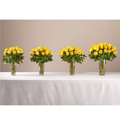 Long Stem Yellow Rose Bouquet –  Hlm Floral Events, Los Angeles CA