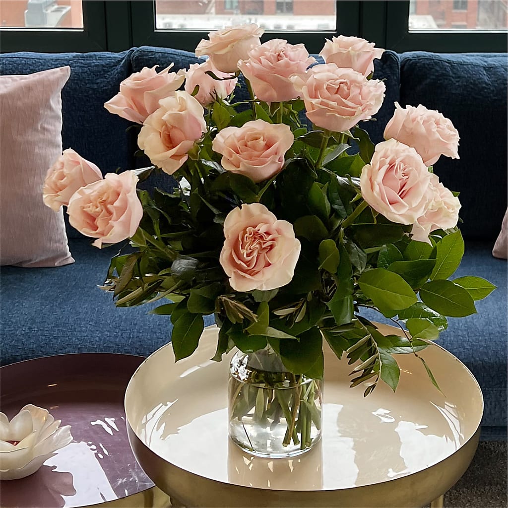 Long Stem Pink Rose Bouquet –  Hlm Floral Events, Los Angeles CA