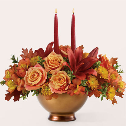 Harvest Table Centerpiece –  Hlm Floral Events, Los Angeles CA