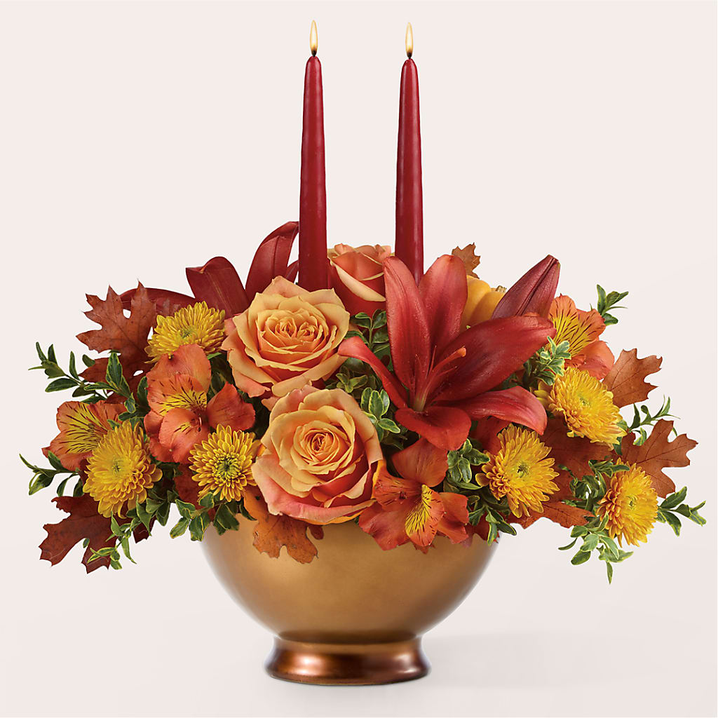 Harvest Table Centerpiece –  Hlm Floral Events, Los Angeles CA