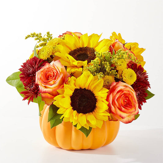 Golden Gourd Pumpkin Bouquet –  Hlm Floral Events, Los Angeles CA