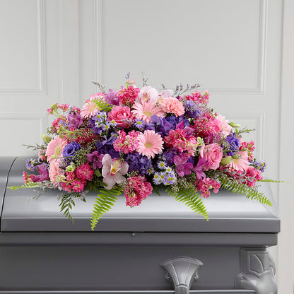 Glorious Garden Casket Spray –  Hlm Floral Events, Los Angeles CA