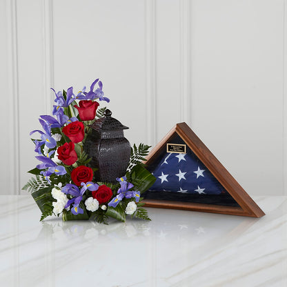 Patriotic Tribute Arrangement –  Hlm Floral Events, Los Angeles CA