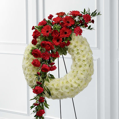 Graceful Tribute Wreath –  Hlm Floral Events, Los Angeles CA
