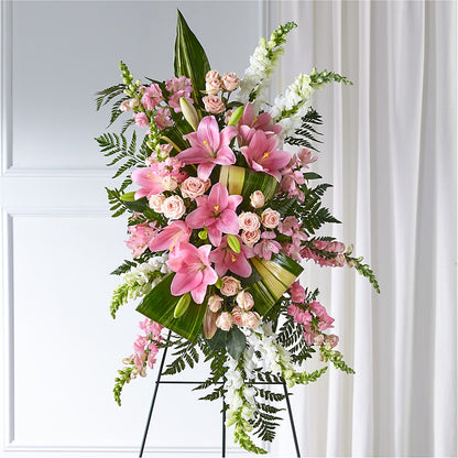 Elegant Embrace Standing Spray –  Hlm Floral Events, Los Angeles CA