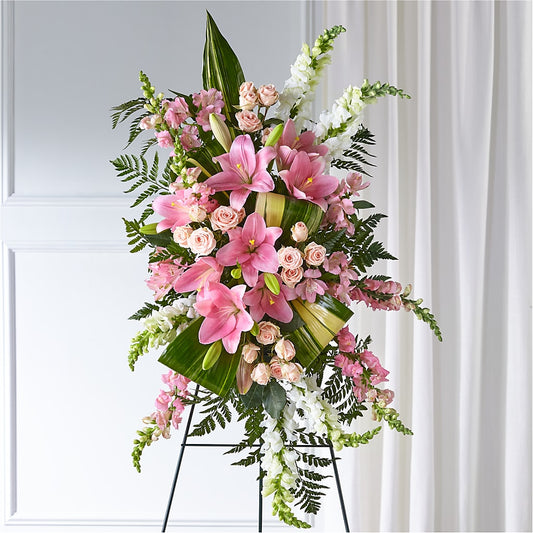 Elegant Embrace Standing Spray –  Hlm Floral Events, Los Angeles CA