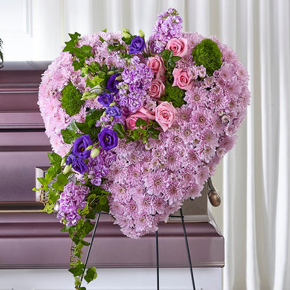 Treasured Love Standing Heart –  Hlm Floral Events, Los Angeles CA