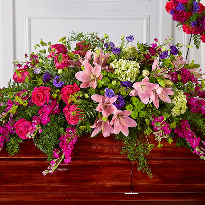 Radiant Tribute Casket Spray –  Hlm Floral Events, Los Angeles CA