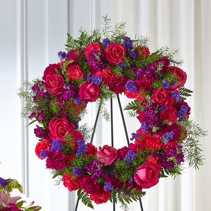 Calming Colors Wreath –  Hlm Floral Events, Los Angeles CA