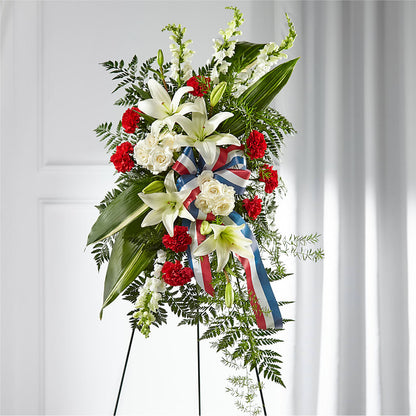 Stars of Life Standing Spray –  Hlm Floral Events, Los Angeles CA
