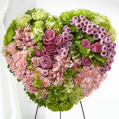 Heartwarming Standing Heart –  Hlm Floral Events, Los Angeles CA