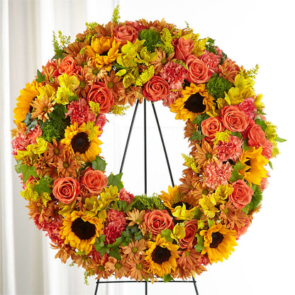 Autumnal Memories Wreath (Standard) –  Hlm Floral Events, Los Angeles CA