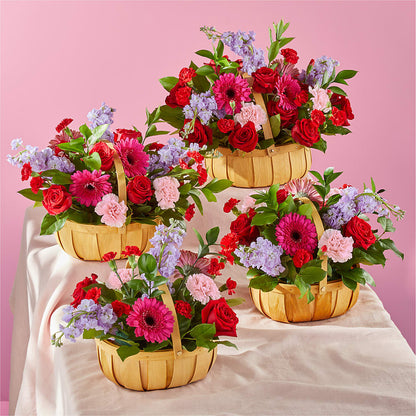 Pink Picnic Basket –  Hlm Floral Events, Los Angeles CA