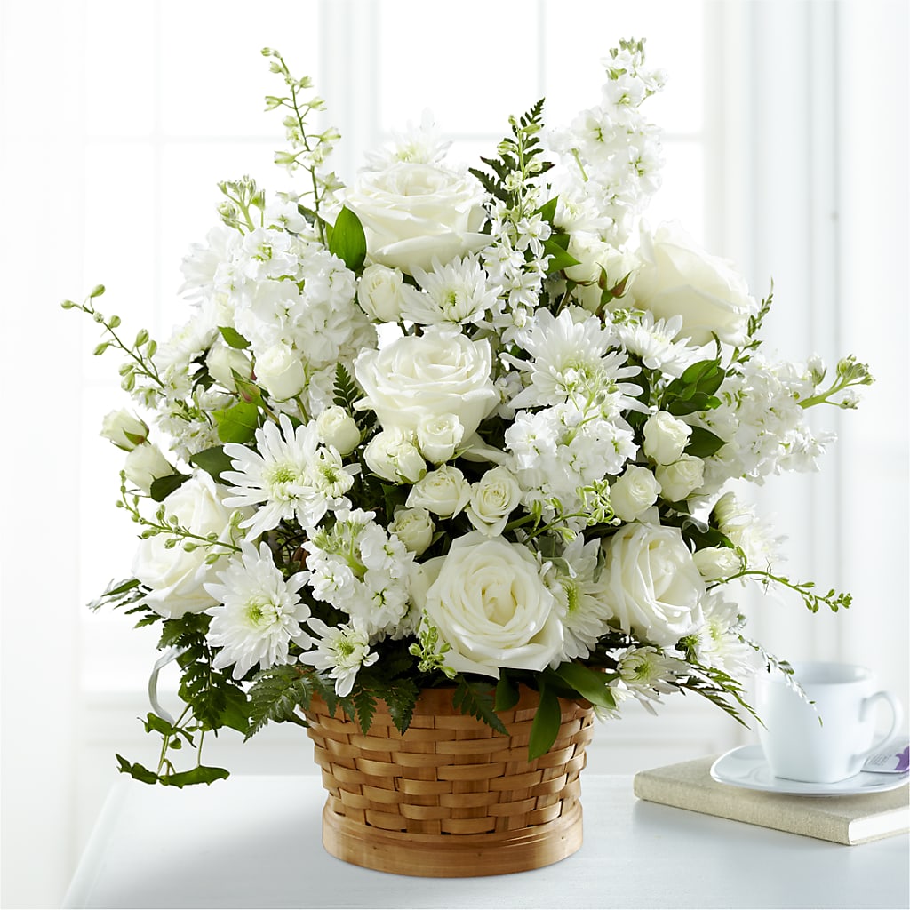 Heartfelt Condolences Arrangement –  Hlm Floral Events, Los Angeles CA