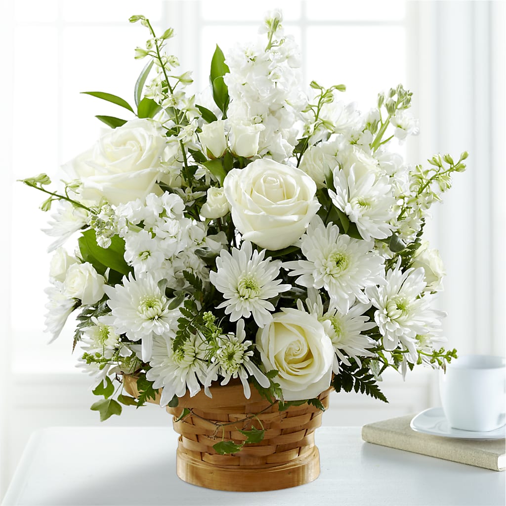 Heartfelt Condolences Arrangement –  Hlm Floral Events, Los Angeles CA
