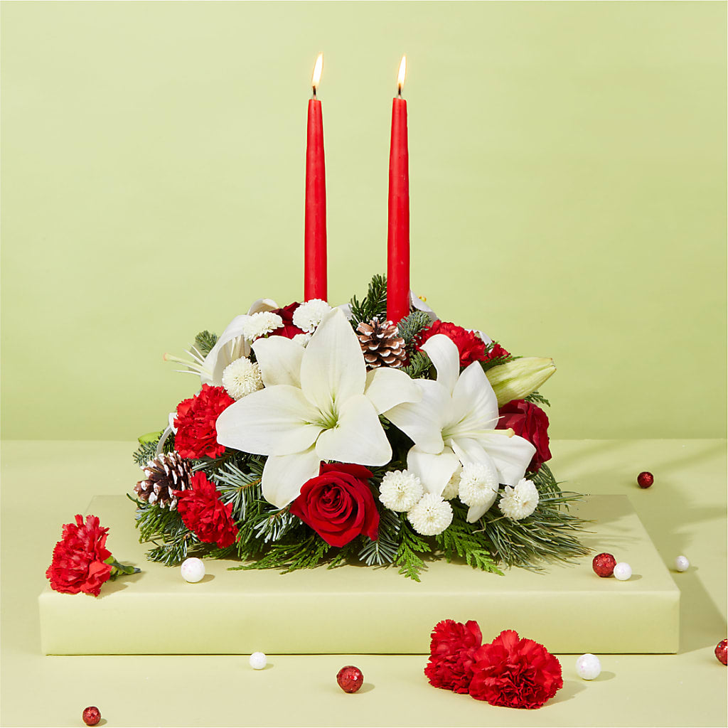 Seasonal Festivities Centerpiece –  Hlm Floral Events, Los Angeles CA