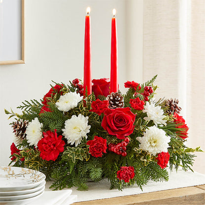 Holiday Soiree Centerpiece –  Hlm Floral Events, Los Angeles CA