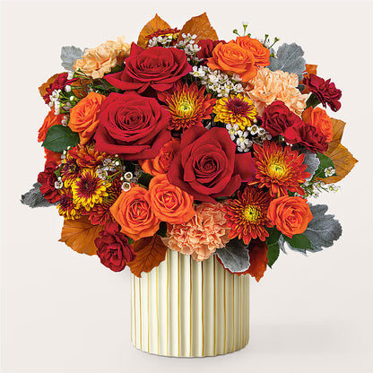 Merlot Bouquet with Ivory Vase –  Hlm Floral Events, Los Angeles CA