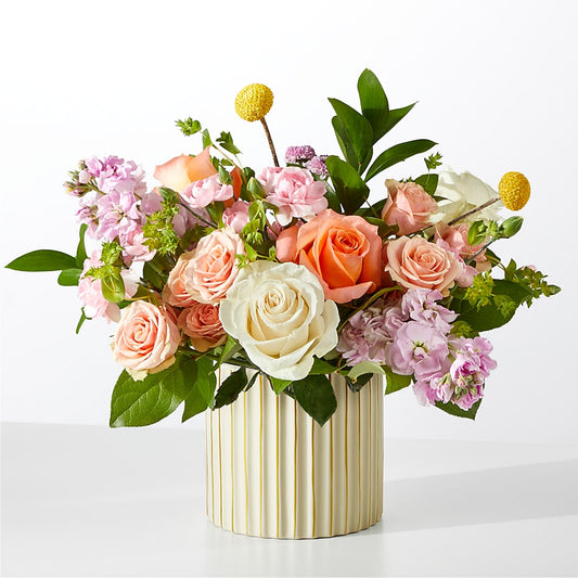 French Market Bouquet with Ivory Vase –  Hlm Floral Events, Los Angeles CA