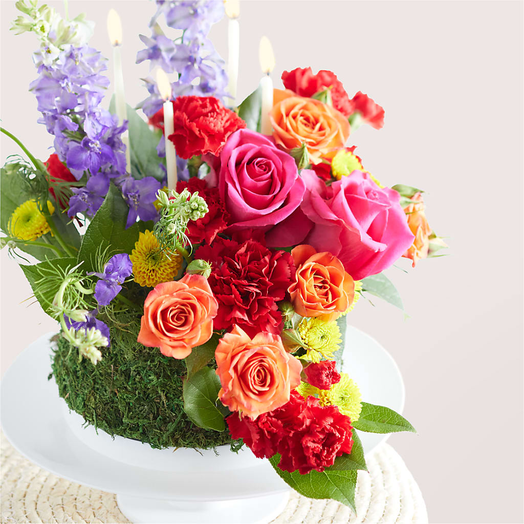 Best Year Yet Floral Cake –  Hlm Floral Events, Los Angeles CA